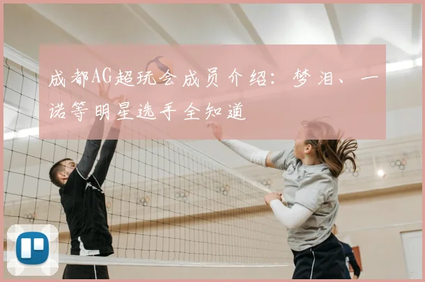 成都AG超玩会成员介绍：梦泪、一诺等明星选手全知道