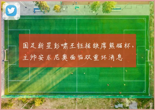 国足新星彭啸王钰栋缺席熊猫杯，主帅安东尼奥面临双重坏消息